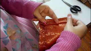 How to make gorgeous dhoti in homepart 1 making dhoti for Gaur Nitai krishna Balarama Deities [upl. by Schafer]