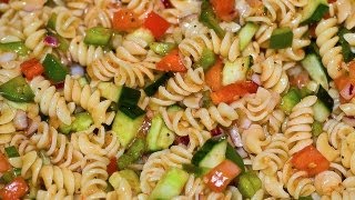 Italian Dressing Pasta Salad  Healthy Dish How to Make Pasta Salad [upl. by Mahoney595]