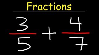 Fractions Basic Introduction  Adding Subtracting Multiplying amp Dividing Fractions [upl. by Auqenaj]