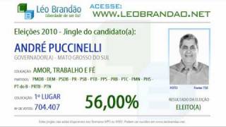 Jingles Eleições 2010  André Puccinelli  PMDB  leobrandaonet [upl. by Dlorah]