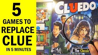 Top 5 Mystery Themed Board Games for fans of Clue  Cluedo Sherlock Holmes amp New Gamers [upl. by Kasper]