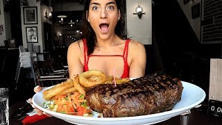 6lb 96oz Steak Challenge  Shuts Vs Randy Santel  Cattlemens Grill Harrogate [upl. by Notlad]