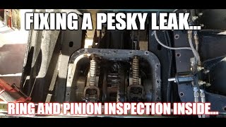 Rusty the Spryte build part 99 weeping rear differential leak repair and inspection [upl. by Aissat]