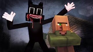 Invasion of Cartoon Cat  Minecraft Animation [upl. by Drarehs]