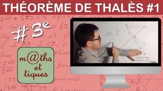 Appliquer le théorème de Thalès 1  Troisième [upl. by Ikiv]