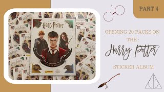 ASMR  Harry Potter  Sticker Album Panini  Part 4 [upl. by Mateya]