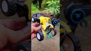 RC Car Powered by DC Motor  How To Make Remote car with DC motor  Making Mini RC car with DC motor [upl. by Adnorat]