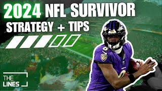 2024 NFL Survivor Pool Strategy  NFL Survivor Week 1  Beat the Closing Number [upl. by Prouty]