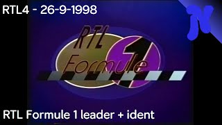 RTL4  RTL Formule 1 leader 19971998 [upl. by Kcinemod]