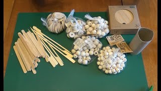 DIY un porte bijoux en bois facile à faire pour un effet 👍 100 produits ACTION diy cadeaux [upl. by Ynnattirb532]