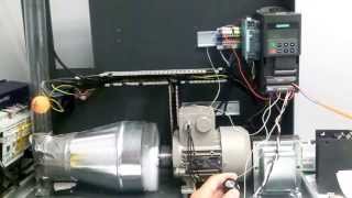 Micromaster 440 on PID loop levitating ping pong ball [upl. by Doi875]