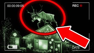 15 Times Rudolph The Red nosed Reindeer Caught on Camera on ROOF [upl. by Patrich]