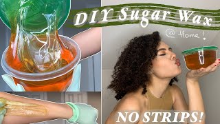 DIY SUGAR WAX AT HOME  EASY  ✨🍯 [upl. by Sidnala990]