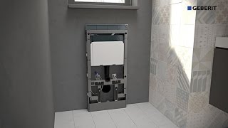 Geberit Monolith WC Nordics  Installation [upl. by Erlin]