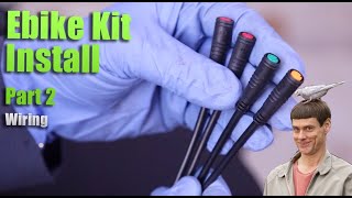 Installing Ebikeling kit Electric bike kit Wiring and accessories to the controller part 2 [upl. by Siloum267]