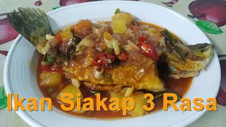 Resepi Ikan Siakap Masak 3 Rasa [upl. by Katzen]