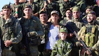 Tchitcherina quotEn première lignequot Aux défenseurs du Donbass [upl. by Aicissej]