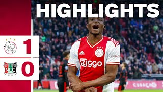 Three points at home 🔒  Highlights Ajax  NEC  Eredivisie [upl. by Boonie456]