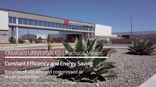 Constant Efficiency and Energy Saving for Envases Universales Pachuca Mexico [upl. by Accem]