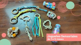 Juguetes sensoriales fáciles y caseros para bebés [upl. by Ednihek]