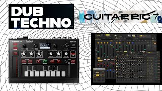 DUB Techno JAM with Toraiz AS1 Stepic Guitar Rig amp Atlas in Bitwig Studio [upl. by Gavrah107]