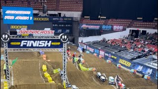 AMA Kicker Arenacross Round 3 Madison WI Main Event 1 [upl. by Zined599]