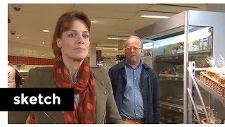 Boodschappen doen met strenge regels  Sketch [upl. by Klos]