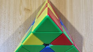 pyraminx solve into 6 stars [upl. by Ibbison25]