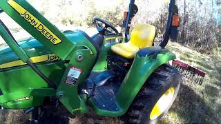 John Deere 3025E review [upl. by Nairam226]