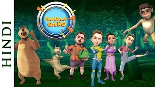 Pangaa Gang Hindi  Animated Full Length Movie for Children  HD [upl. by Geirk]