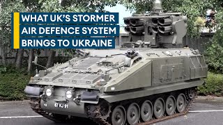 British Armys Starstreak missile armed Stormer proving itself in Ukraine [upl. by Wyatt]