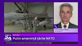 Putin avertizează că Rusia va doborî toate avioanele F16 date Ucrainei [upl. by Aneehta]