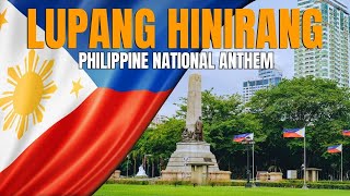 Philippine National Anthem  quotLupang Hinirangquot  Chosen Land  Lupang Hinirang Lyrics [upl. by Leonelle]