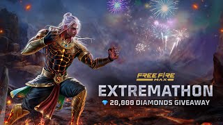 Extremathon 20000 Diamonds Giveaway amp Diwali Special Giveaway  Garena Free Fire Live [upl. by Glavin858]