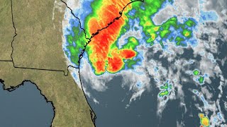 Tracking Ian latest radar forecast track as it affects South Carolina [upl. by Czarra]