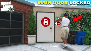 Franklin Got Locked Out of Franklins House in GTA 5  SHINCHAN and CHOP [upl. by Nnave549]