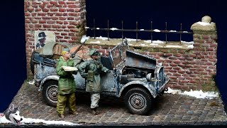 135 scale realistic WWII Diorama [upl. by Toile]