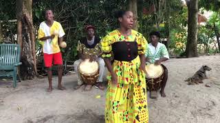 Garifuna cultural experience in Hopkins village Belize [upl. by Ymmor657]