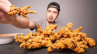 I tried fried chicken feet [upl. by Laird]