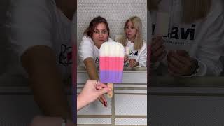 Choose ice cream challenge 😂 Why did she replace real snow ice cream shorts Best video by Hmelkofm [upl. by Barbe]