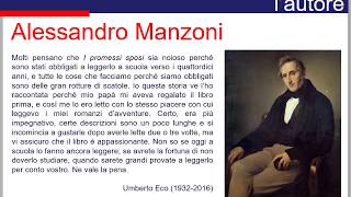 Alessandro Manzoni vita pensiero e poetica [upl. by Hamaso]