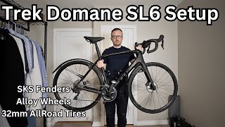 Trek Domane SL6 Winter Training Bike [upl. by Rosario]