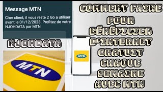 Astuce Pour Réussir à Obtenir 2Go Internet Gratuit Avec MTN [upl. by Irrahs167]