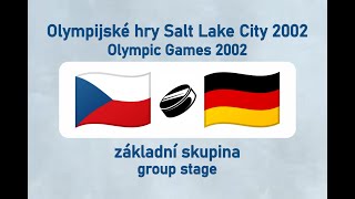 OH Salt Lake City 2002 lední hokej CZEGER základní skupina [upl. by Rapsac609]