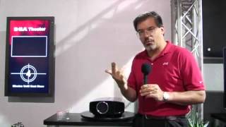 JVC showcases new DLAHD350 and DLAHD750 video projector [upl. by Asiul]