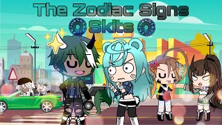 Zodiac Signs II Skits part 2  bonus skit II Gacha Life II ⚠ cuss warning ⚠ [upl. by Dominus]