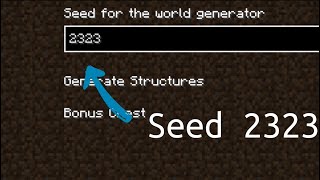 Testing Seed 2323 in Minecraft 500 subs Special [upl. by Annohs]