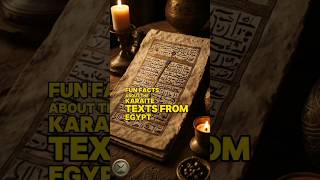 7 fascinating fun facts about the Karaite text from Egypt funfacts101 history trendingshorts [upl. by Eissel]