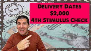 Delivery Timeline 2000 4th Stimulus Check  Social Security SSDI SSI in 2024 if Approved [upl. by Adiuqram228]