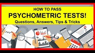 HOW TO PASS Psychometric Tests Example Questions Answers Tips amp Tricks [upl. by Onder]